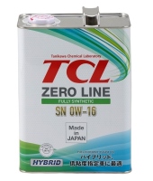 Синтетическое моторное масло TCL Zero Line 0W-16 SN