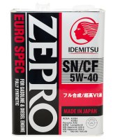 Моторное масло Zepro EURO SPEC 5W-40 SN/CF