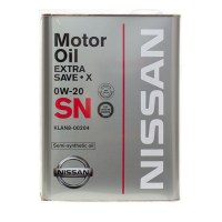 Моторное масло NISSAN EXTRA SAVE-X SN 0W-20