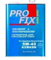Синтетическое моторное масло PROFIX 5W-40 EURO