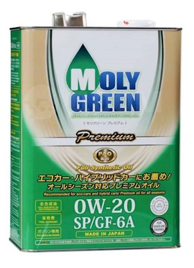 MolyGreen Premium 0W-20 SP GF-6A 4L