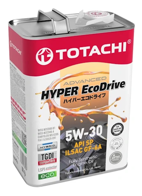 TOTACHI HYPER EcoDrive 5W-30 SP GF-6A 4L
