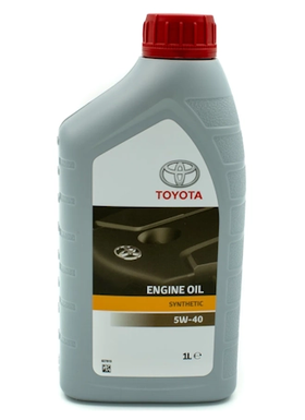 TOYOTA Engine Oil Synthetic 5W-40 SN SM CF A3 B3 В4 1L