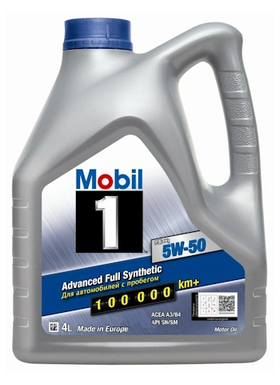 Mobil 1 Peak Life 5W-50 CF SM SN A3 B3 B4 4L