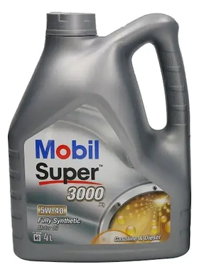 Mobil Super 3000 X1 5W-40 CF SN A3 B3 B4 4L