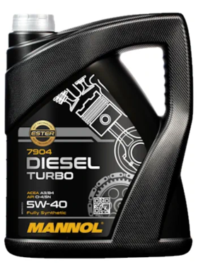 Mannol Diesel Turbo 5W-40 7904 CI-4 SN A3 B4 4L