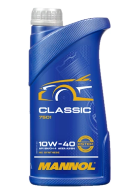 Mannol Classic 10W-40 7501 SN CH-4 A3 B4 1L